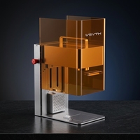 Mini graveur laser double Genesis-M1 de bureau 2W et 10W 105x105mm, facile à utiliser, refroidissement par air, artisanat personnalisé, bois, MDF, métal, cuir