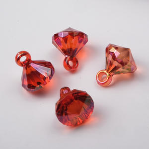 Colorful <b>Acrylic</b> <b>Plastic</b> <b>Lucite</b> Loose <b>Beads</b> High Transparent DIY Modern 15x21mm Jewelry Making - Product Image 5