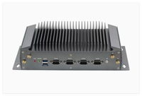 Mini PC industriel sans ventilateur Intel Core i3 i5 i7 i9 12900H 12e génération X86 Linux 3LAN 4COM 120 broches DDR4