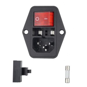 Кабель питания для 3D-принтера, аркадного автомата, выключатель питания 10А 250В, розетка 15А, предохранитель, удлинитель 18 AWG, штекер IEC320 C14 - Product Image 4