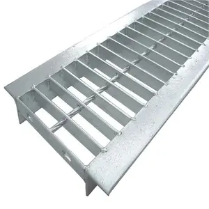 Hochleistungs-Gitter aus verzinktem Stahl 30*5mm für Boden, Schacht abdeckung, Entwässerung, Rost, Plattform