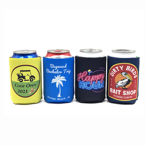 Porte-<span class=keywords><strong>boisson</strong></span> en néoprène portable, taille personnalisée, 3MM, 12 oz, impression par Sublimation, refroidisseur de bière - Product Image 3