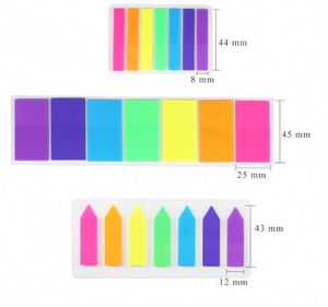 Factory Direct Sell Cheap Color Sticker Pet <b>Bookmark</b> Index Sticky Notes Sticker School Office Supplies Memo Pads - Product Image 4