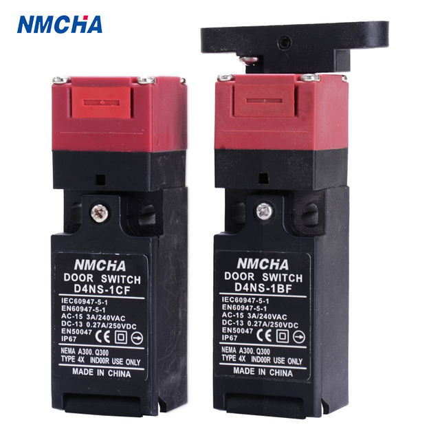 High Quality D4NS-1AF 2BF 4CF 4DF K1 Safety Door Electromagnetic Locking Switch Industrial Use SPDT 240V 3A IP65 Metal