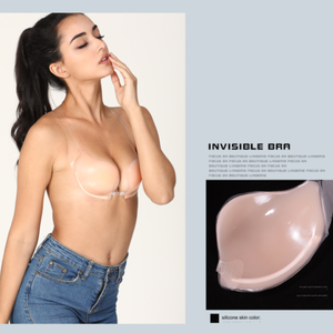 Adesivo invisibile Push Up lifting <span class=keywords><strong>con</strong></span> <span class=keywords><strong>ferretto</strong></span> <span class=keywords><strong>in</strong></span> <span class=keywords><strong>Silicone</strong></span> senza spalline <span class=keywords><strong>reggiseno</strong></span> Sexy da donna Sexy Bikini <span class=keywords><strong>in</strong></span> <span class=keywords><strong>Silicone</strong></span> per ragazza Sexy - Product Image 4