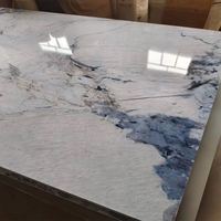 Panneau mural décoratif en PVC revêtu de UV de qualité supérieure, motif marbre/granit, pierre, roche, pour décoration intérieure en usine