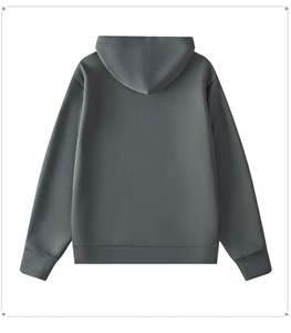 Sudadera informal de manga larga para hombre, Jersey deportivo americano con capucha, ropa de Fitness de lana de invierno, bordado sólido de gran tamaño - Product Image 5