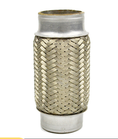 Tubo di Scarico in Acciaio Inox per Auto, Tubo Flessibile Corrugato, Connessione Morbida per Scarico, Modifica Tubo di Scarico, Riduzione del Rumore