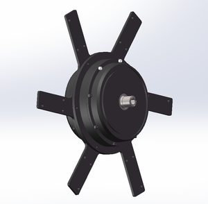 Ventilateurs de sol mobiles de grande taille avec écran tactile, Wi-Fi en option, diamètre de 2 mètres, moteur PMSM IP65 pour les salles de sport - Product Image 6