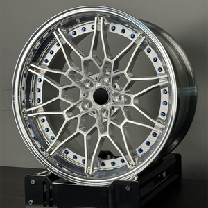 Jantes de voiture en alliage d'aluminium forgé à cinq branches échelonnées de remplacement OEM de 18 à 21 pouces, neuves, 4 pièces, 5*100 4*100 5*108 5*120 - Product Image 4