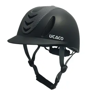 PC material equestrian horse riding helmets adjustable adult and kids riding helmets safety