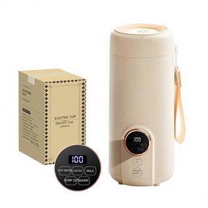 Export Electric Heating <strong>Cup</strong> Portable <strong>Hot</strong> Water <strong>Cup</strong> Compact Insulated Travel <strong>Kettle</strong> 600ml Touch Control Automatic Shut-off - Product Image 1