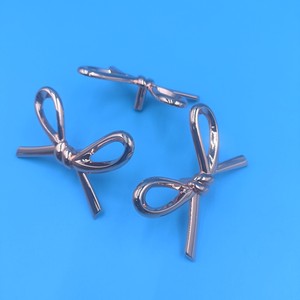 Furniture Handle Alloy Rose <b>Gold</b> Bow Shape <b>Cabinet</b> Drawer Wardrobe Hardware Accessory Contemporary Durable - Product Image 4