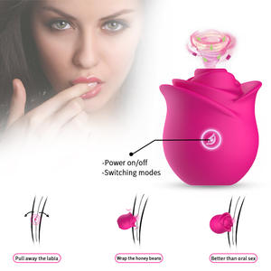 Vibrador Inalámbrico Bluetooth con Forma de Rosa y Succión para Damas, Venta al Por Mayor - Product Image 2