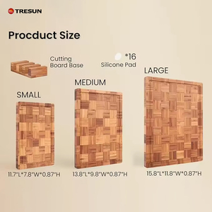 Ensemble de planches à découper en bois de bambou gravées sur mesure avec support de gravure au laser, durable, antidérapant, 2,0 cm d'épaisseur, vente en gros - Product Image 2