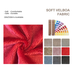 <span class=keywords><strong>Pas</strong></span> <span class=keywords><strong>cher</strong></span> Prix Personnalisé 100% Polyester Velours Tissu Super Doux En <span class=keywords><strong>Peluche</strong></span> Tissu pour Vêtements - Product Image 1