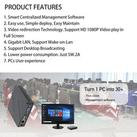 Sharerdp Fl800M RK3328 A53 1.5GHz 512M 4GB RAM Linux ARM Prix Station PC multi-utilisateurs Client léger Mini PC N-computing