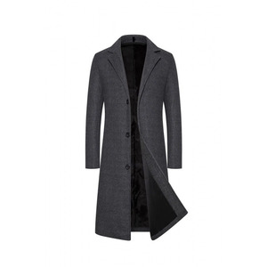 <span class=keywords><strong>Manteau</strong></span> en laine pour <span class=keywords><strong>homme</strong></span>, automne et <span class=keywords><strong>hiver</strong></span>, long, uni, épais, trench-coat pour <span class=keywords><strong>homme</strong></span> - Product Image 2