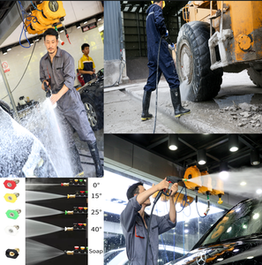 Hidrolavadora Eléctrica de Alta Presión de 2400W y 180 Bares para Lavado de Autos y Detallado de Motos - Product Image 4