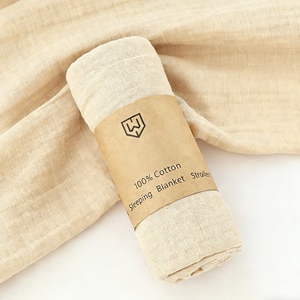 بطانية قماط للأطفال حديثي الولادة من القطن <span class=keywords><strong>100</strong></span>٪، غطاء قماشي ناعم وقابل للتنفس، بطانية أطفال متعددة الاستخدامات بسعر الجملة من المصنع - Product Image 5