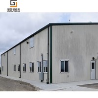 Edificio Industrial Prefabricado de Diseño Moderno, Estructura Metálica de Acero para Taller