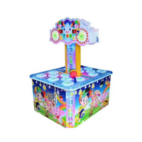 Gros Grenouille Marteau Frapper Machine De Jeu Grenouille Jouant À Des Jeux