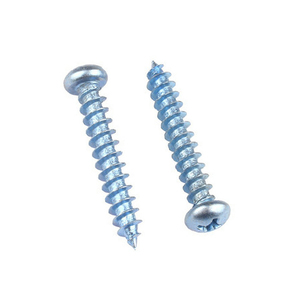 Pan Head Zinc Plated Stainless Steel <b>Screws</b> Metric Coarse Thread 12mm Cap Diameter Class 8.8 - Product Image 5