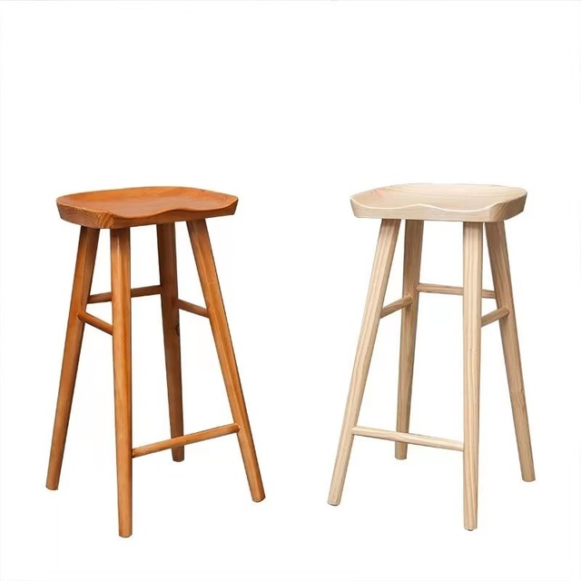 Nordic Solid Wood Bar Stool Home High Nordic Solid Wood Bar Stool Home High Chairs