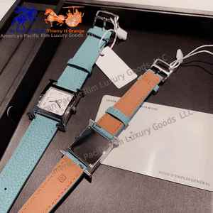 Reloj de Pulsera Analógico Minimalista de Moda Marca H, Reloj de Negocios Delgado de Acero Inoxidable, Caja de Acero 316L de Lujo, Regalo de Oficina, Ronda - Product Image 3