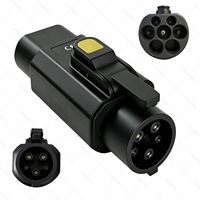 Neuer Energie-Typ-2-zu-Typ-1-Ladeadapter für Elektrofahrzeuge nach europäischem und amerikanischem Standard mit Diebstahlschutz und Konvertierungskopf – China