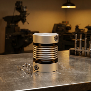 GRC Series High-Quality Aluminum Set GRC-32*42 Screw Spring Bellows <b>Clamp</b> Coupling - Product Image 5