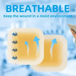 Perban Hidrokoloid Tipis untuk Perawatan Luka Bakar dan Luka Dekubitus - Product Image 5