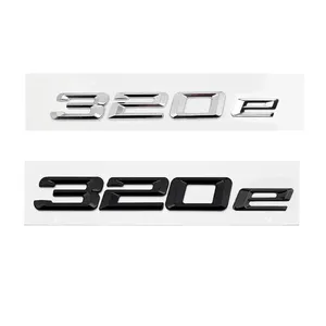 Emblema de la insignia del logotipo del maletero del coche ABS para <span class=keywords><strong>BMW</strong></span> 316e 318e 320e 323e 325e 330e 335e 530e E46 E90 E91 F30 F31 F34 G20 G30 1 año - Product Image 2