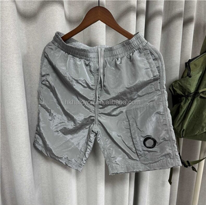 C.P. Pantalones Cortos de Nailon para Hombre con Logotipo de Lente |   Shorts Ligeros Casuales de Playa para Verano |   Secado Rápido - Product Image 5