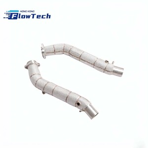 ท่อไอเสียสแตนเลส 304 พร้อมแผ่นกันความร้อนสำหรับ Ferrari 360 3.6L V8 Performance - Product Image 6