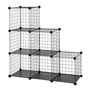 Étagères modulaires pour placard, Cubes de <span class=keywords><strong>rangement</strong></span> en fil métallique, armoire, DIY, étagère de <span class=keywords><strong>rangement</strong></span> - Product Image 2