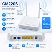 Terminal Jaringan Optik GM220S GPON EPON ONU 1GE 3FE WiFi Modem Fiber FTTH ONT