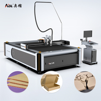 Máquina de Corte Oscilante CNC AOL para Pegatinas Publicitarias, Cajas de Cartón, Cartón KT, en Venta