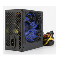 Alimentation électrique pour ordinateur de jeu 250W ATX Cuivre SATA avec ventilateur de refroidissement noir