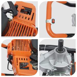52cc agricolo ad alta potenza a benzina trapano a coclea scavatrice per fori trapano a coclea a 2 cicli utensili per la testa di alimentazione trapano a coclea di terra - Product Image 4