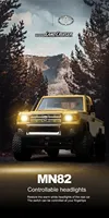 HOSHI MN82 MN-82 RC Auto Truck 1/12 Vollmaßstab 2,4G Simulation Offroad Ferngesteuertes Kletterauto Fahrzeugmodell Kinderspielzeug