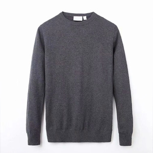 Áo Len Chui Đầu Mùa Đông Ấm Áp Màu Trơn Cho Nam Giá Tốt Nhất Áo Len Dệt Kim Cổ Tròn Logo Tùy Chỉnh - Product Image 5