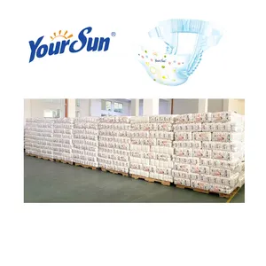 YourSun brand factory super absorbent disposable diapers for baby with HALAL and ISO certificate