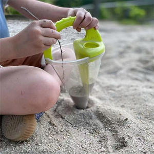 LM LM25164 Jouets de plage d'extérieur pour enfants, accessoires d'irrigation de jardin en plastique en forme d'entonnoir, outils de jardinage et de creusement de sable - Product Image 2