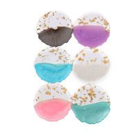Nouvelle palette de couleurs pour ongles en plastique ABS de haute qualité avec bordures dorées, plateau de présentation 10x8,5 cm pour l'art des ongles professionnel, personnalisable