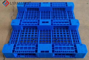 LYPALLETS 2025 Nuevo 1200x1200x160mm Entrada de cuatro vías Durable Grandes paletas de plástico reforzado para Paleta de almacenamiento de almacén - Product Image 3