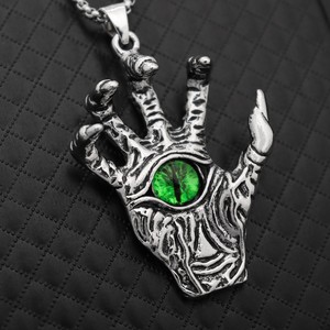 2025 yeni yaratıcı Punk Retro kafatası uzun zincir kolye çinko alaşım erkekler Hip Hop kolye - Product Image 3