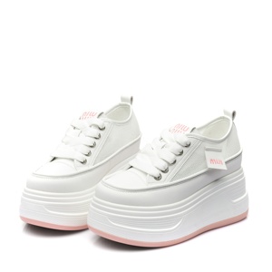 <span class=keywords><strong>Scarpe</strong></span> da ginnastica con tacco alto alla moda <span class=keywords><strong>scarpe</strong></span> Casual con suole di <span class=keywords><strong>scarpe</strong></span> spesse con zeppa da <span class=keywords><strong>donna</strong></span> - Product Image 1
