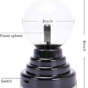 Tencent Plasma Ball <b>3</b> Inch Touch Sensitive Luminous Decorative Lamp For Home Office Gift - Product Image 5