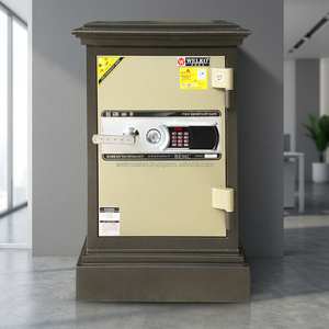 Cajas Fuertes de Doble Puerta para Uso Doméstico WELKO BLD750 con Cerradura de Llave, Acero Laminado en Frío, LED Negro, L800xW450xH400mm - Product Image 3